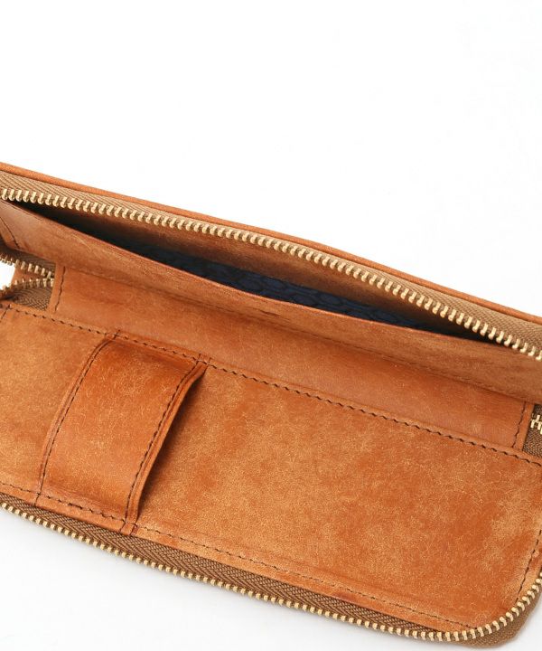 プエブロレザーラウンドファスナー ペンケース | sot online store