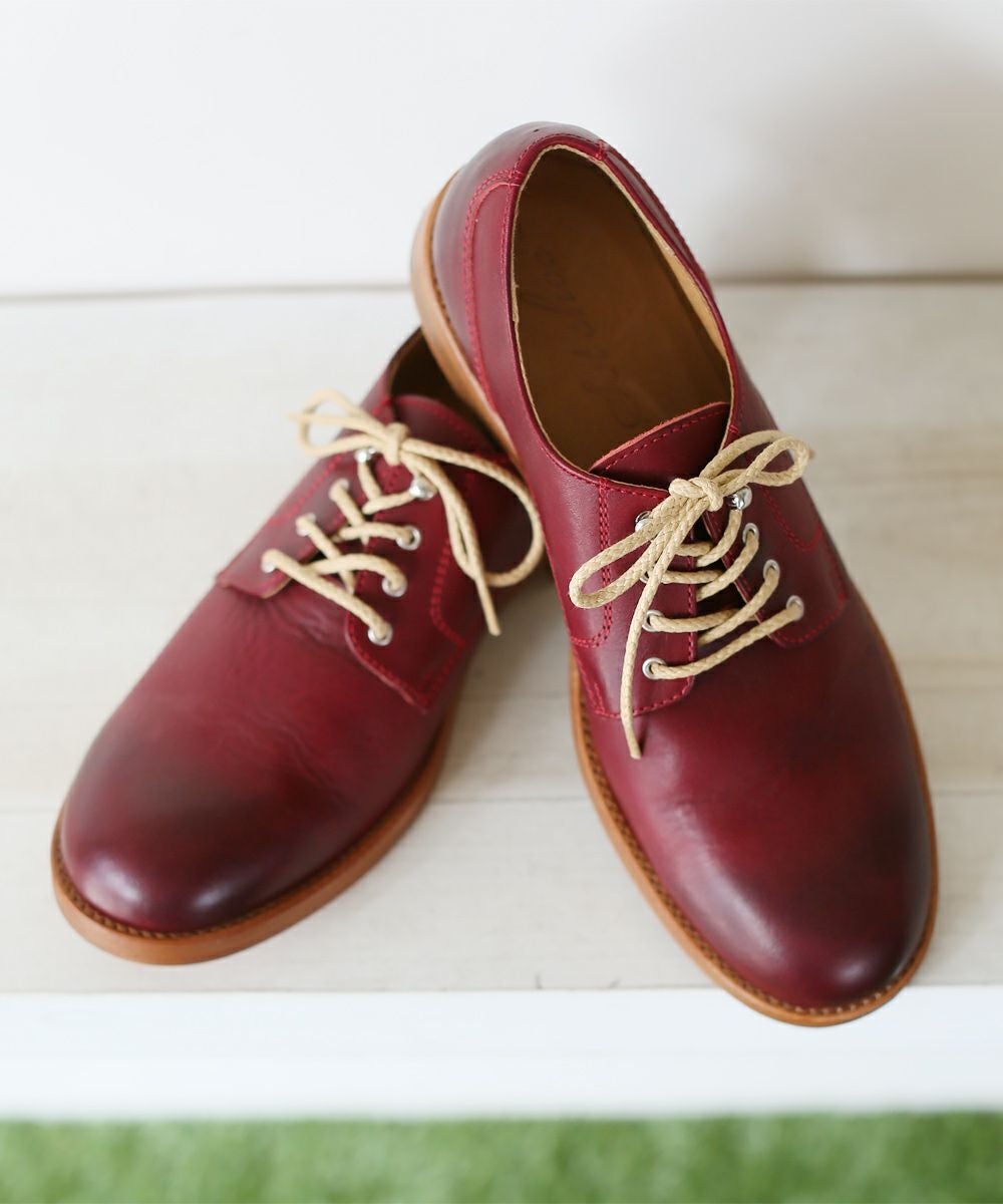 試着交換OK！50sVintage  1952　カナダ製　フエルトタン　サービスシューズ　プレーントゥ　5アイレット 26.0-26.5-27.0　Vintage//men's 菅NO.WZG-134 試着交換OK！50sVintage 1952 カナダ製 フエルトタン サービスシューズ