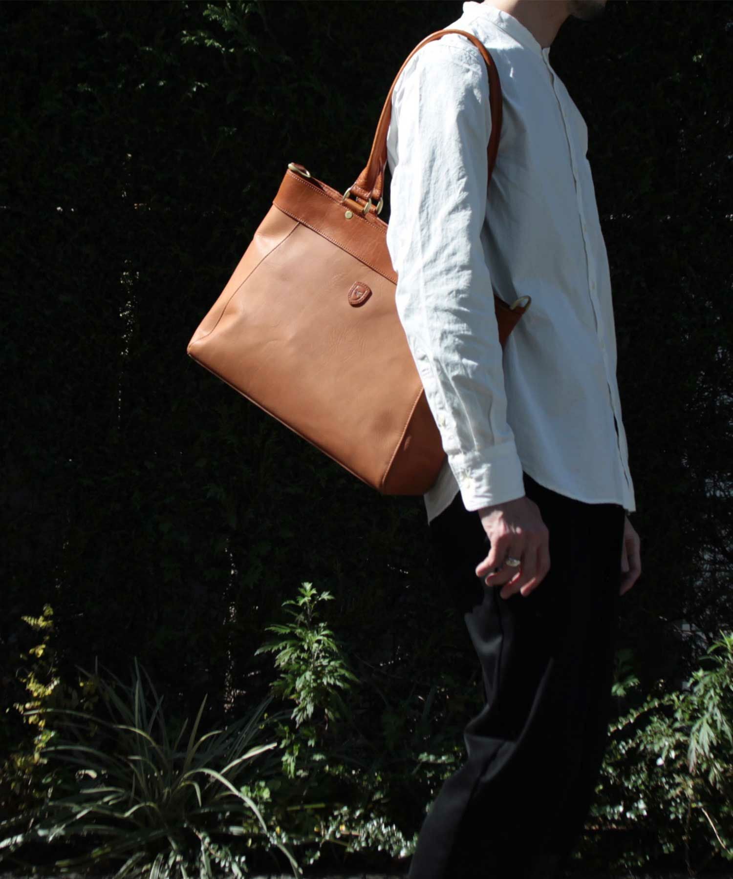 LUKEレザー2wayトートバッグ（ショルダーベルト付き） | sot online store