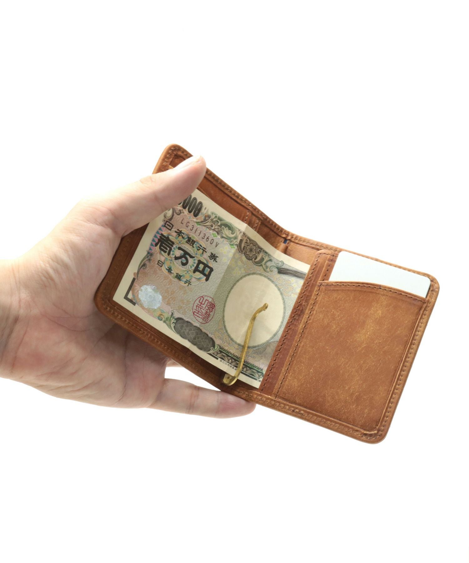 プエブロレザーコンパクトマネークリップ | sot online store