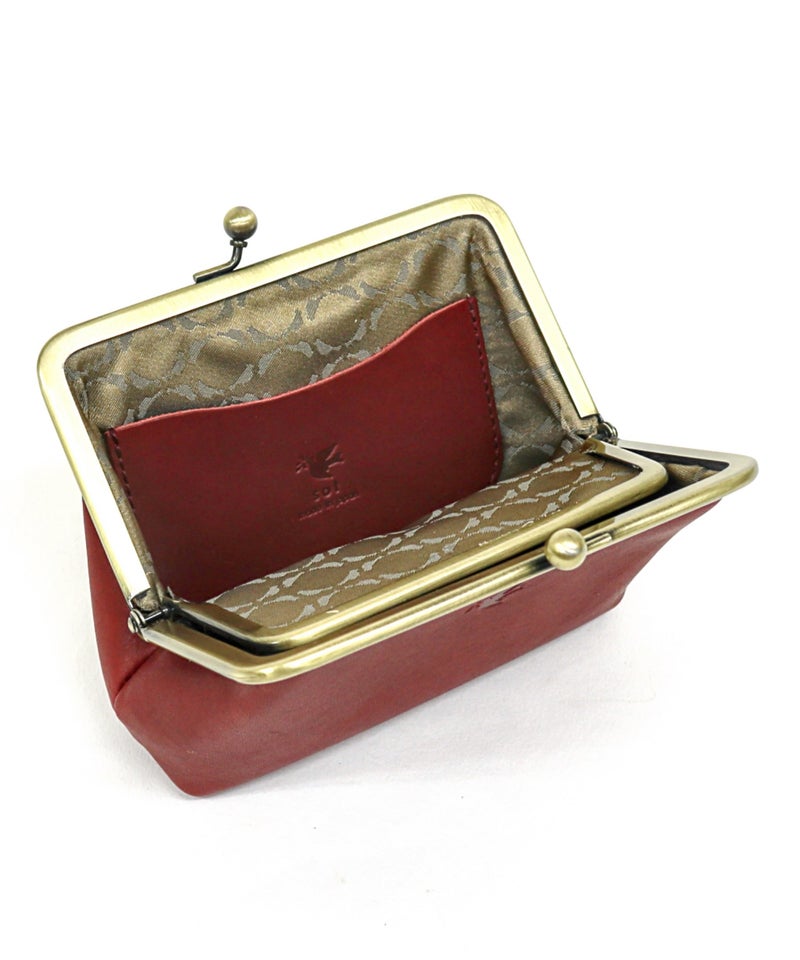 ELEGANZAレザーがま口ウォレット | sot online store