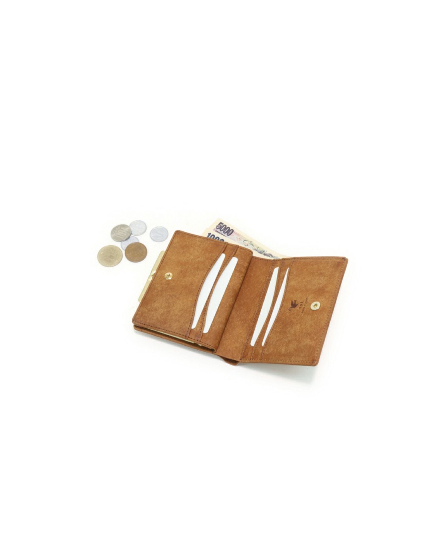 プエブロレザーがま口 二つ折り財布 | sot online store