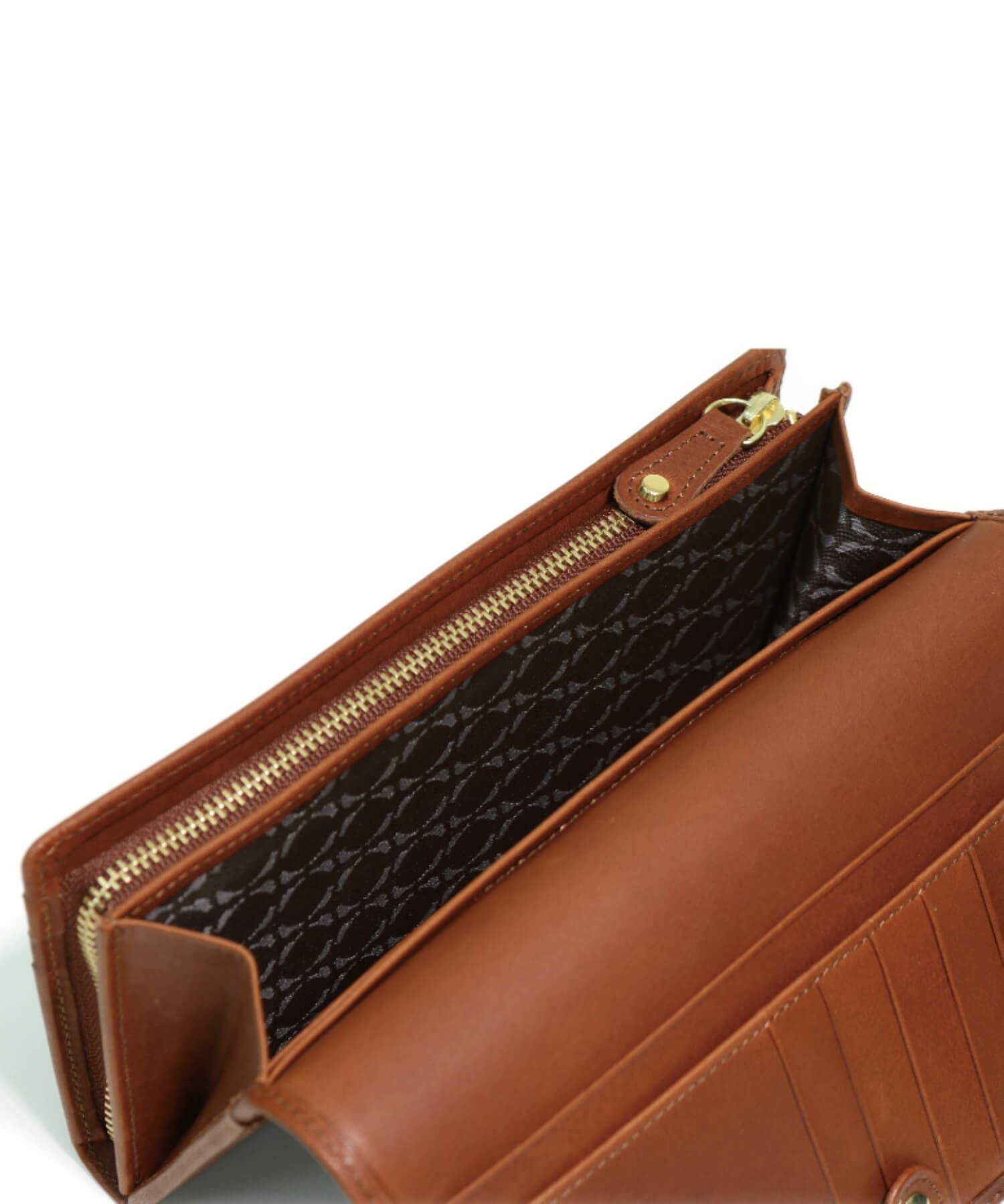 エレガンス 長財布 レザー ホック式 メタリックブラウン Elegance ELEGANZAレザー長財布 | sot online store