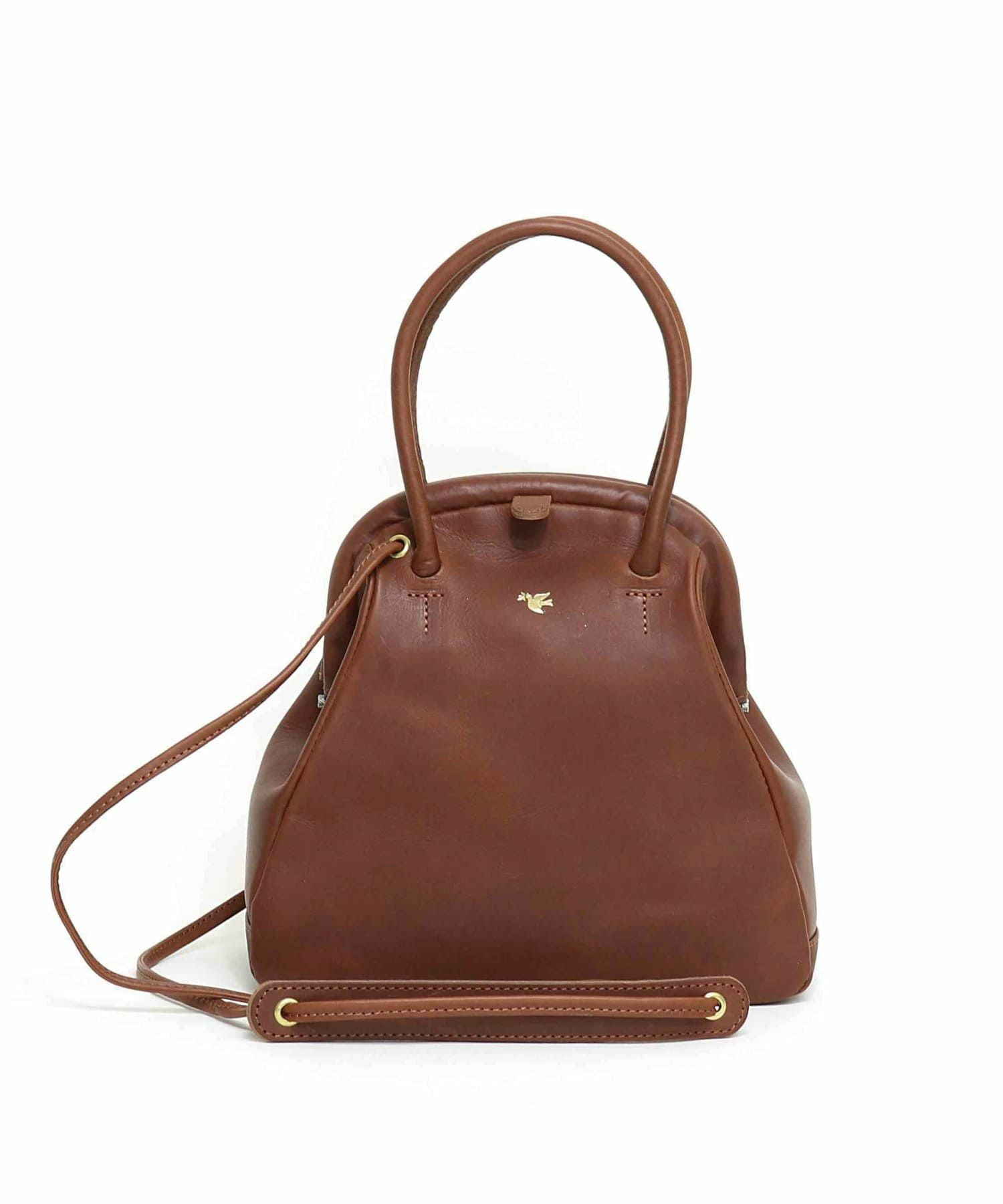 ELEGANZAレザー2way がま口 ボストンバッグ | sot online store