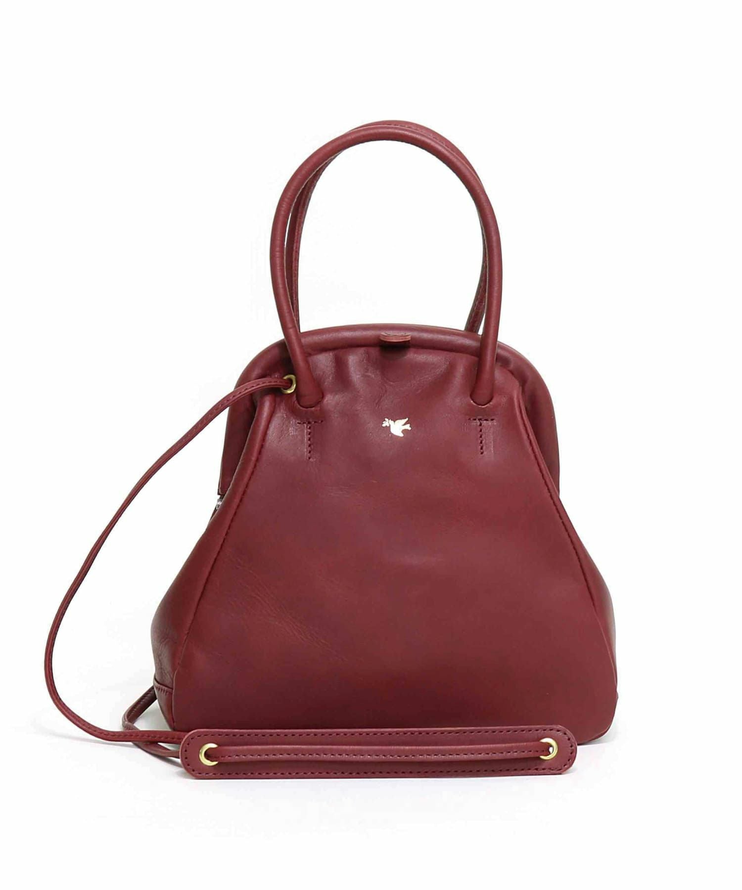 ELEGANZAレザー2way がま口 ボストンバッグ | sot online store