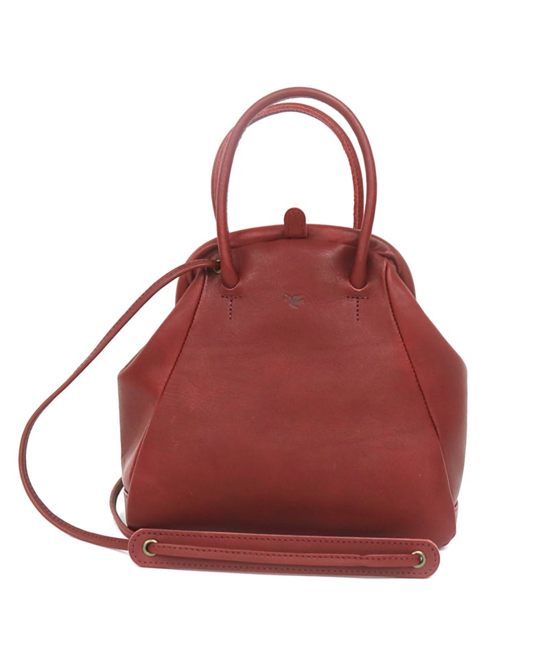 ELEGANZAレザー2way がま口 ボストンバッグ | sot online store