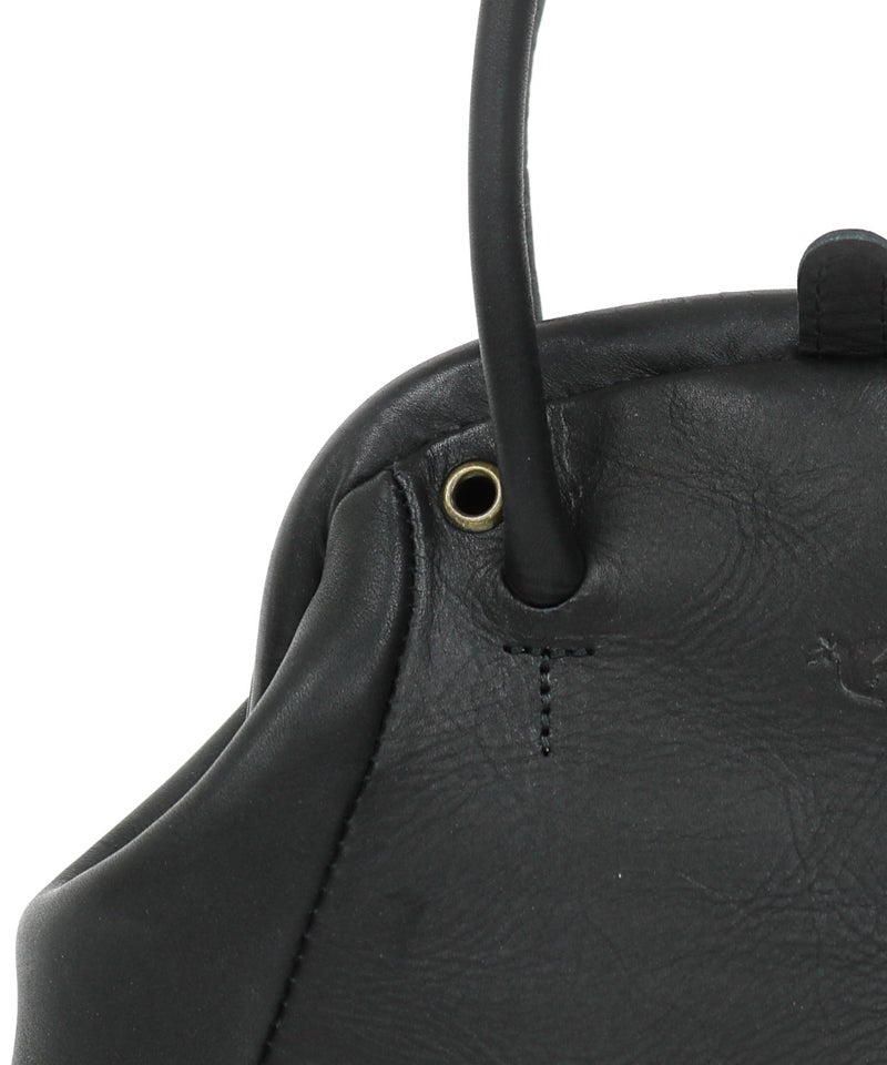 ELEGANZAレザー2way がま口 ボストンバッグ | sot online store