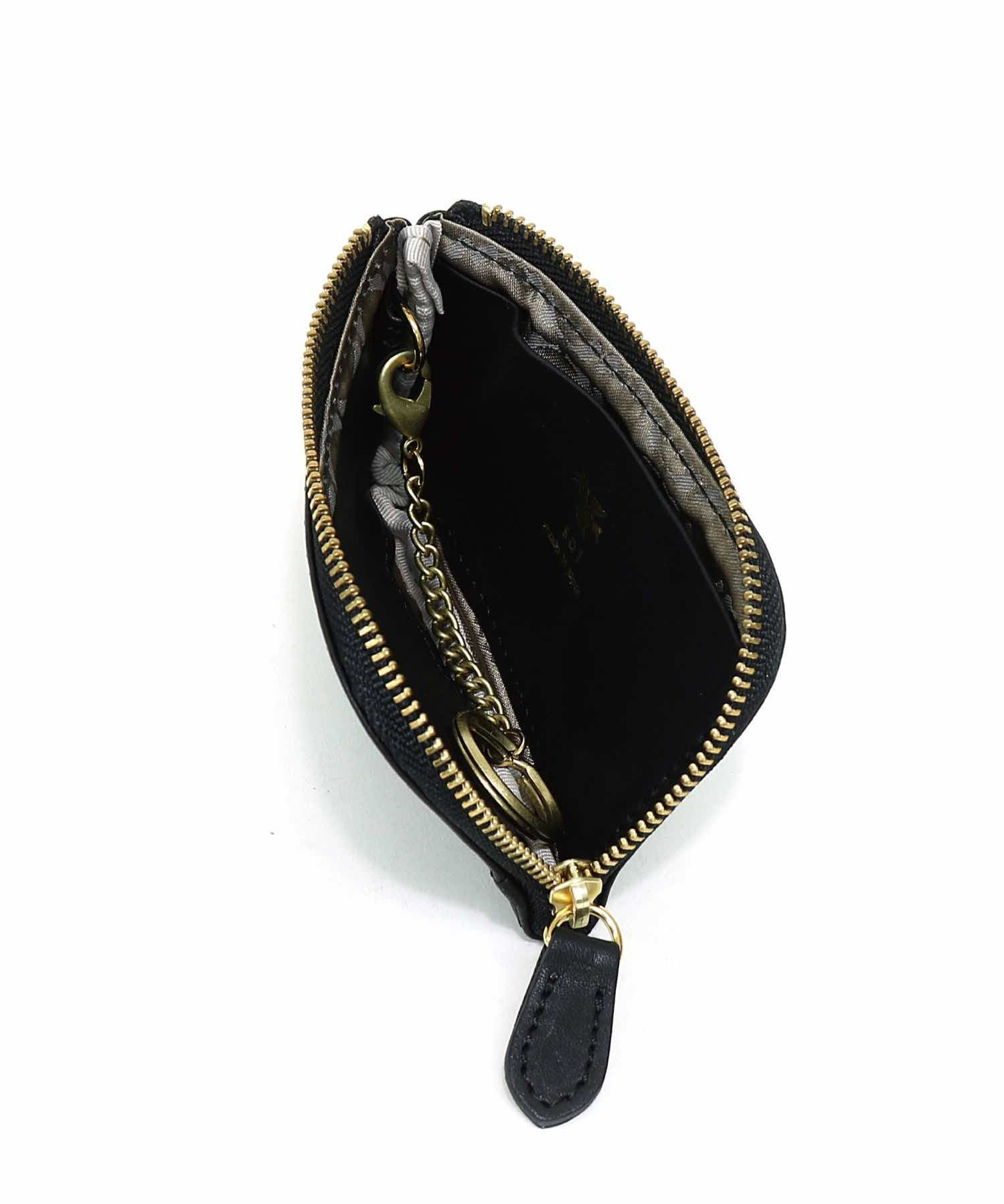 ELEGANZAレザーLファスナー キーケース | sot online store