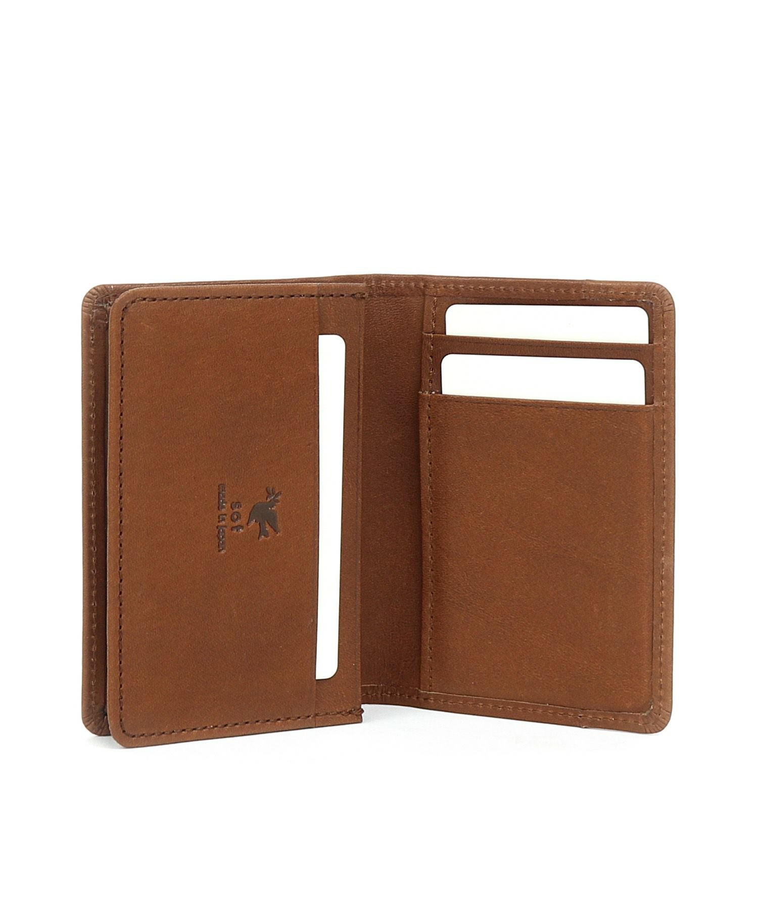Ermenegildo Zegna ガーメントケース　本革 トラベル　出張 茶 Black Deerskin Passport Case SS26 22983255 | Zegna US