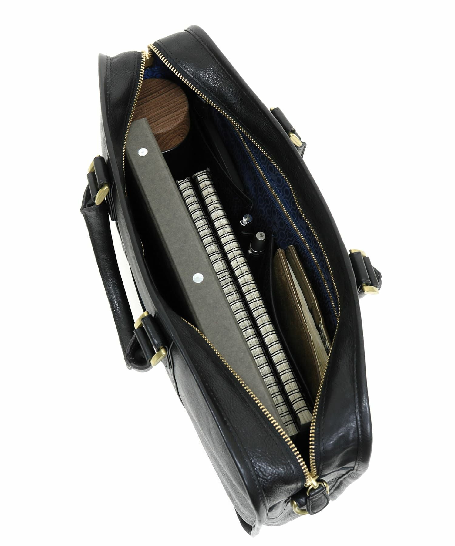 GAMI レザーブリーフバッグ（ショルダーベルト付き） | sot online store