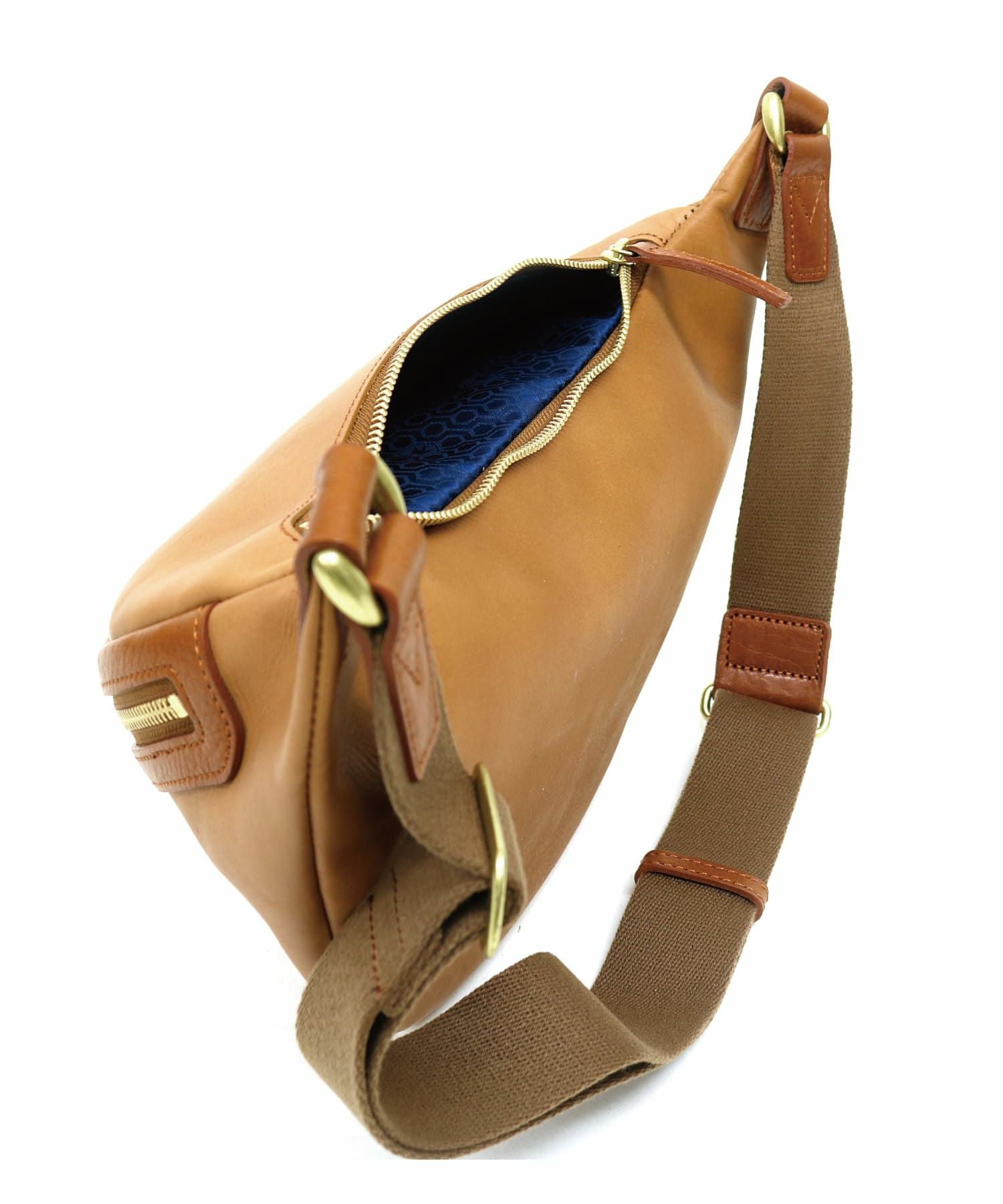 SOT ソット ボディバッグ レザー/本革 メンズ ブラウン系 LUKEレザーボディバッグ | sot online store