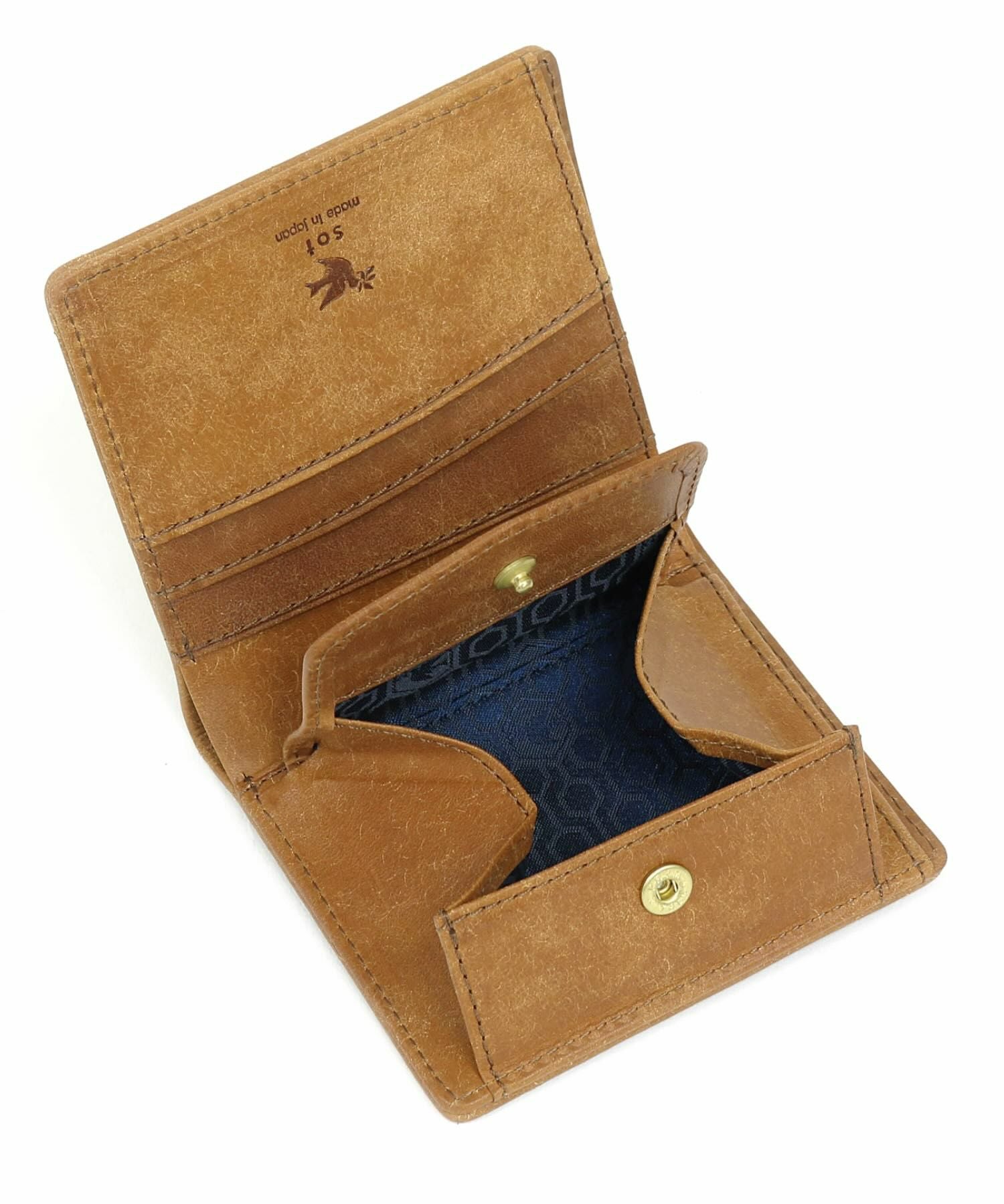プエブロレザー二つ折り ミニ財布 | sot online store