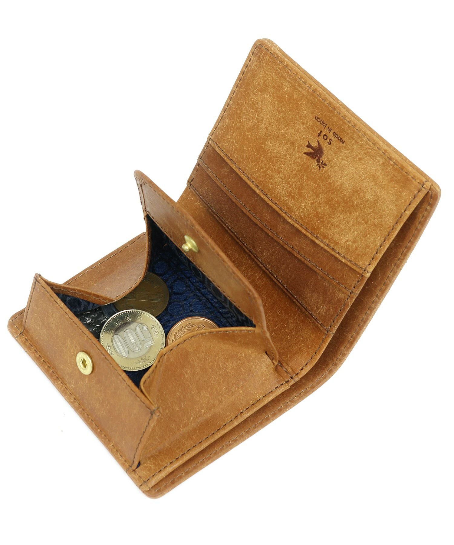 プエブロレザー二つ折り ミニ財布 | sot online store